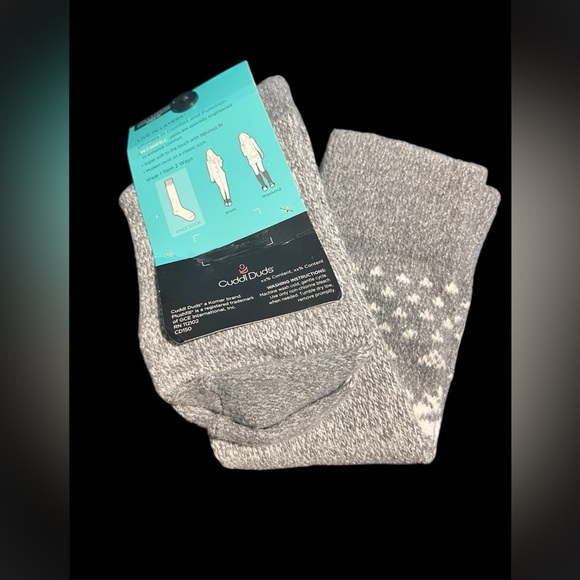 Gray Patterned Socks - Picture 2 of 2